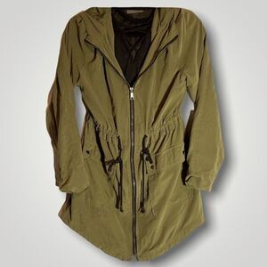 Old Navy Long Army Green Jacket